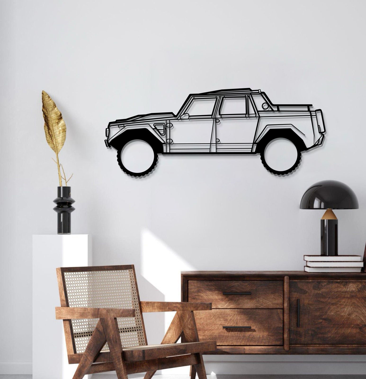 1986 LM002 Metal Car Wall Art - MT1193