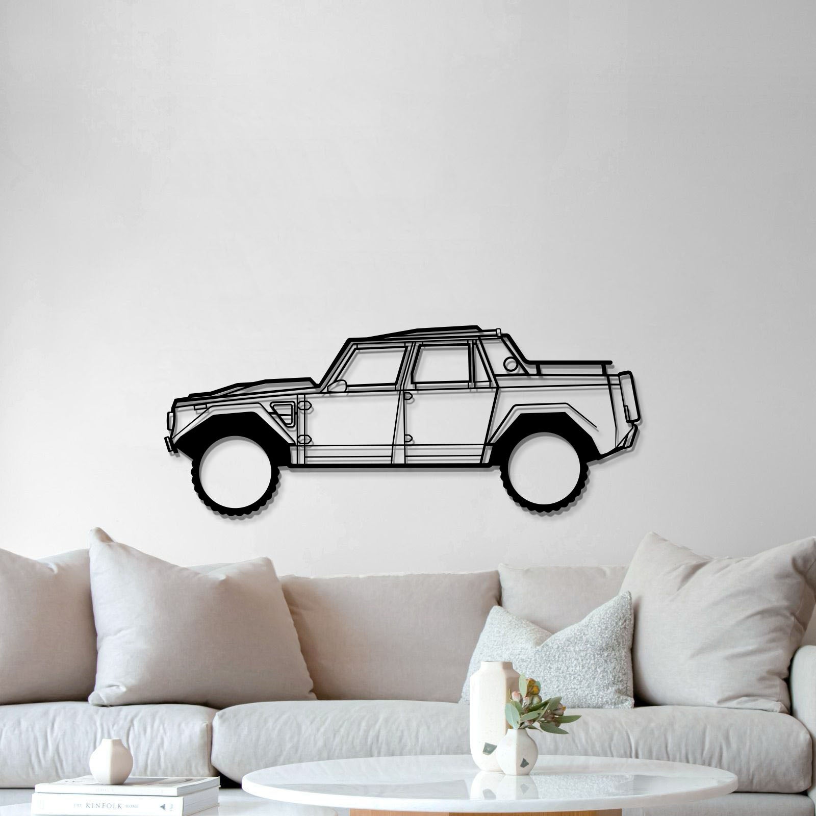 1986 LM002 Metal Car Wall Art - MT1193