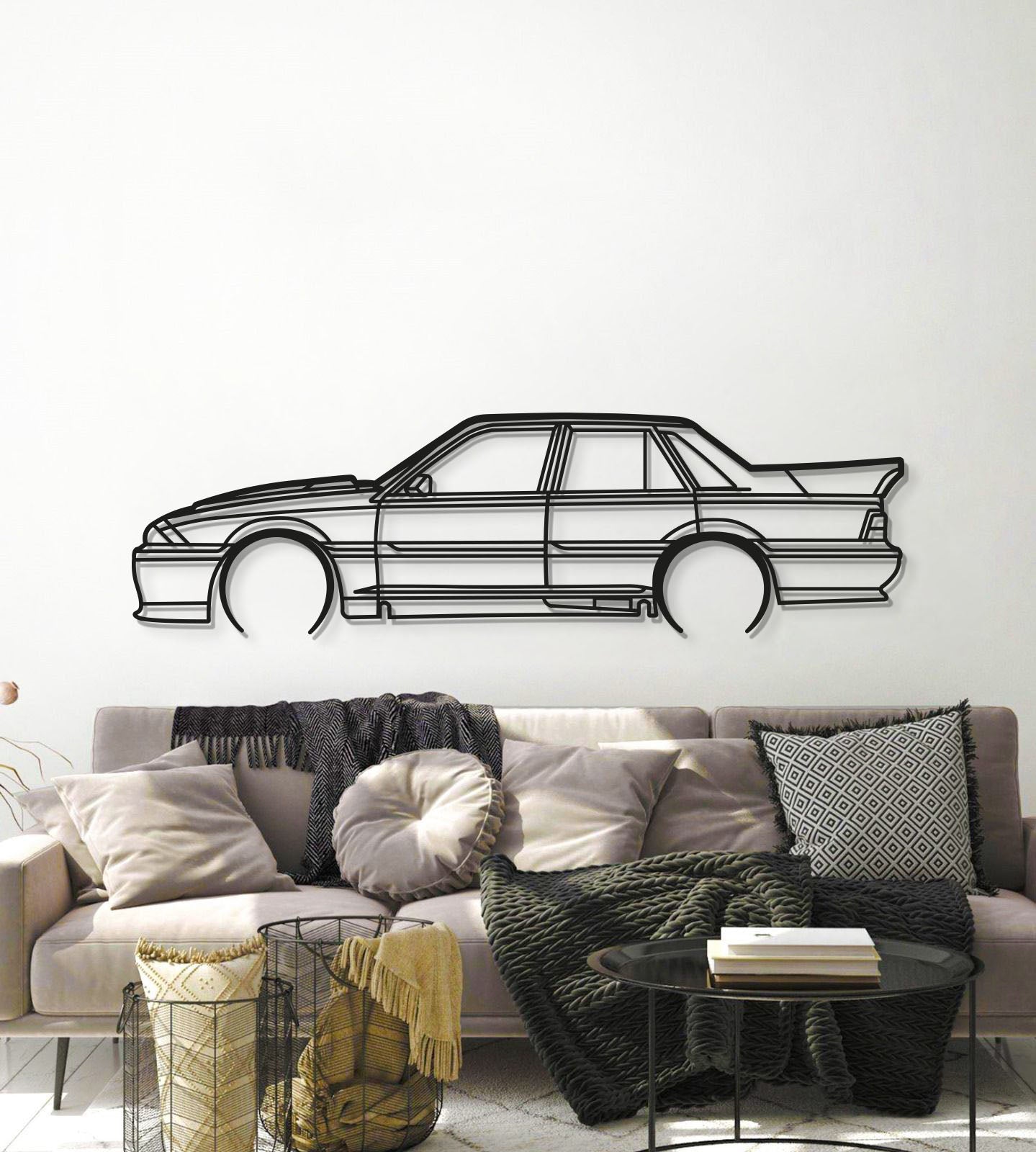 1988 HSV VL SS Metal Car Wall Art - MT0217