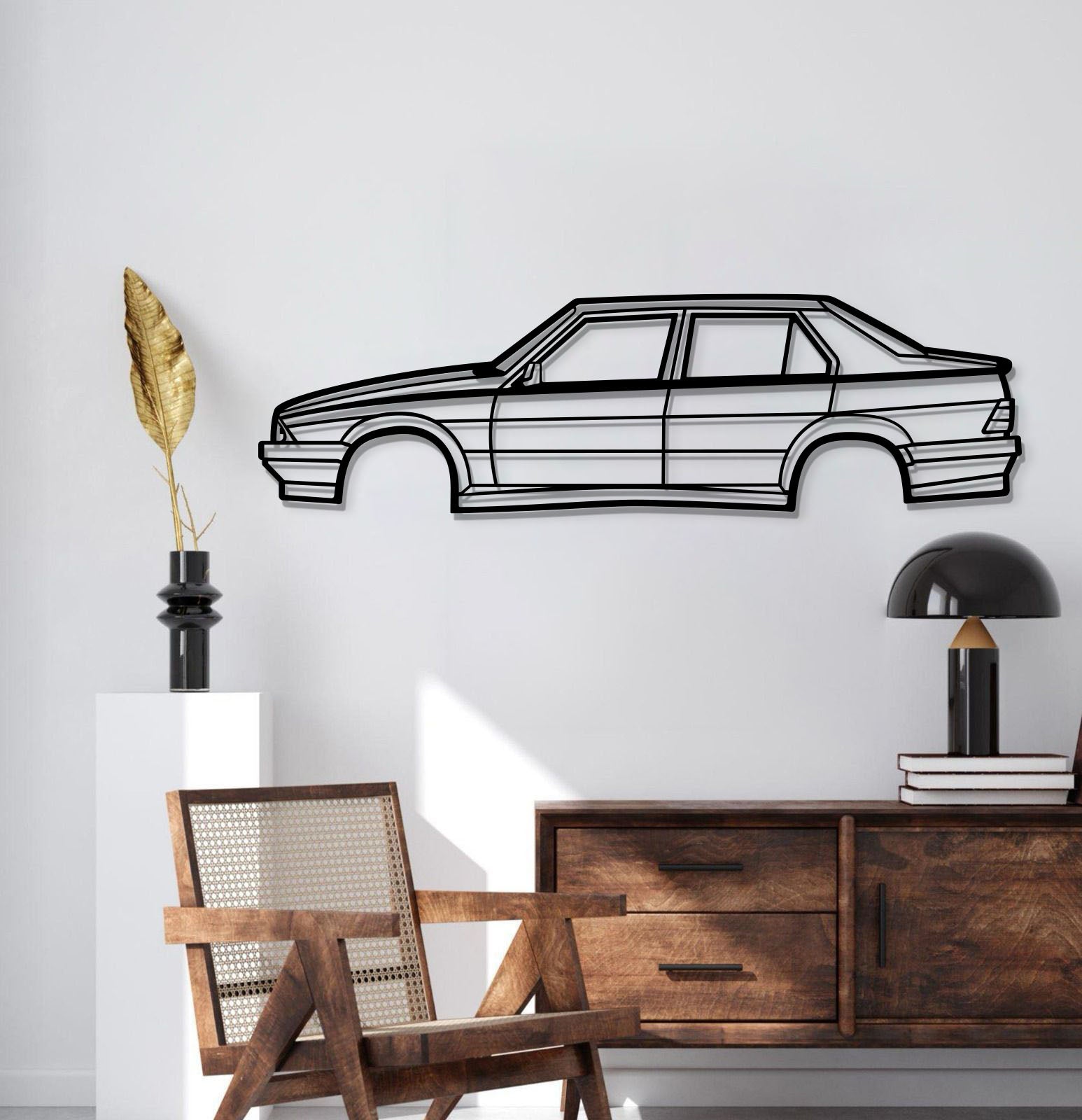 1990 75 Metal Car Wall Art - MT0227