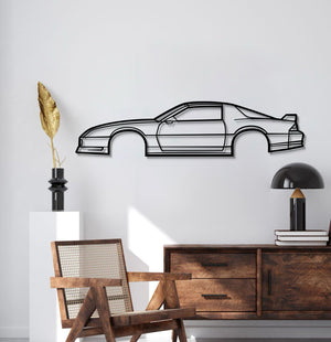 Chevy Camaro Z28 1991 laser cut metal wall decor – iconic sports car profile