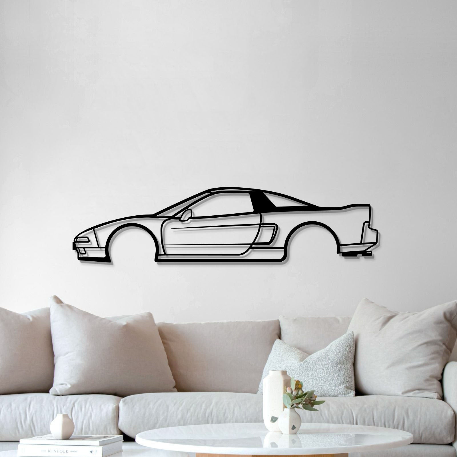 1991 NSX Metal Car Wall Art - MT0236