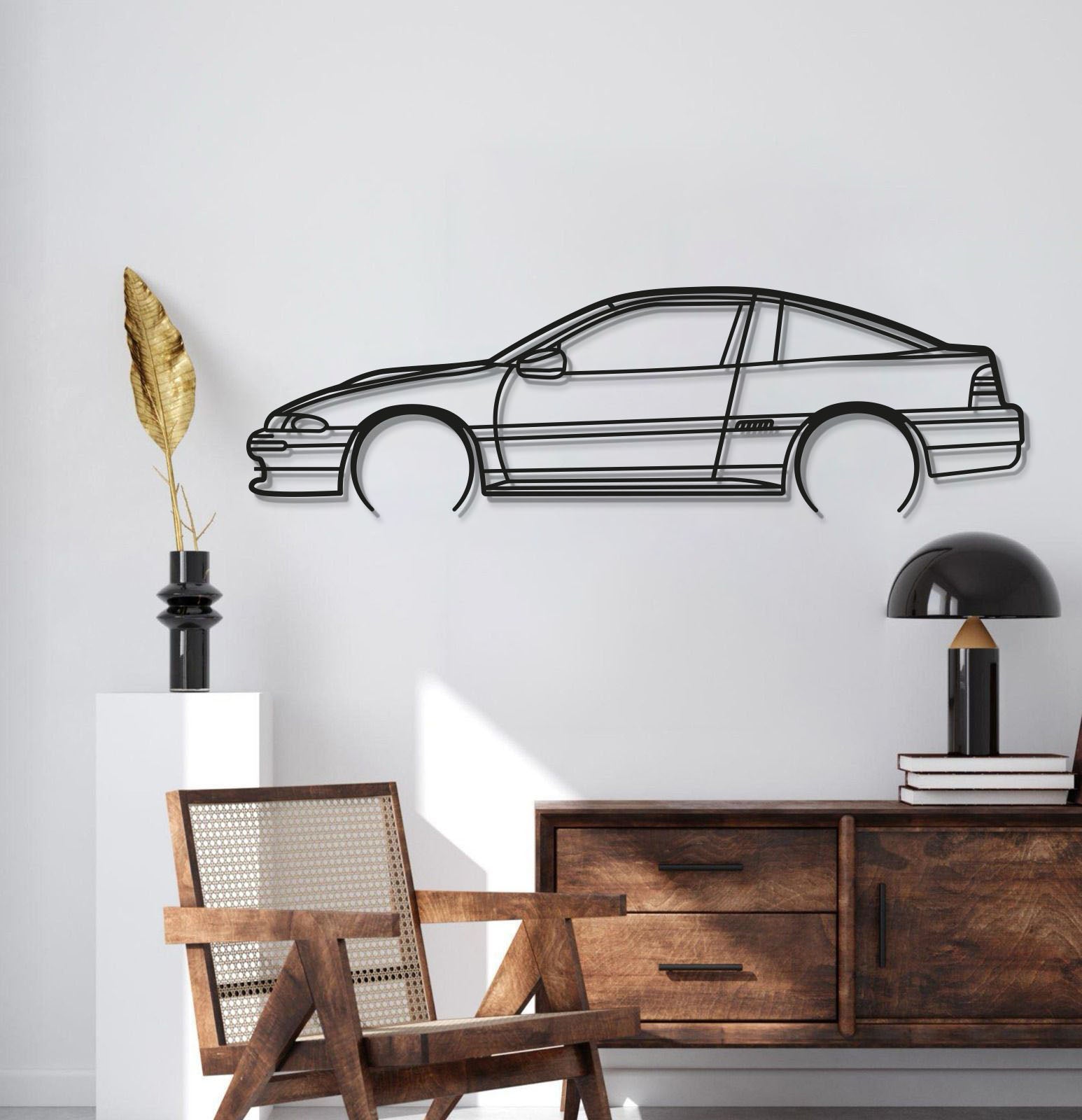 1992 Eclipse GS Metal Car Wall Art - MT0239