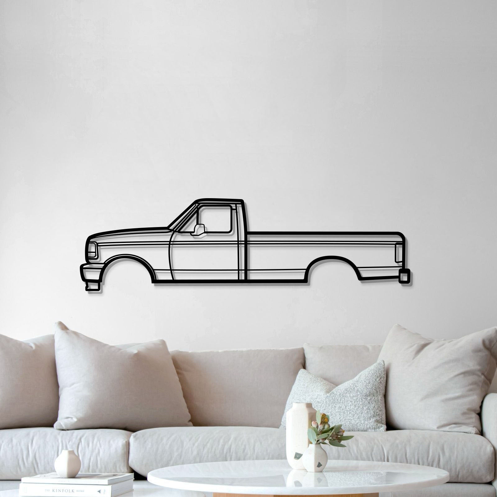 1993 F-150 9th Gen Metal Car Wall Art - MT0243