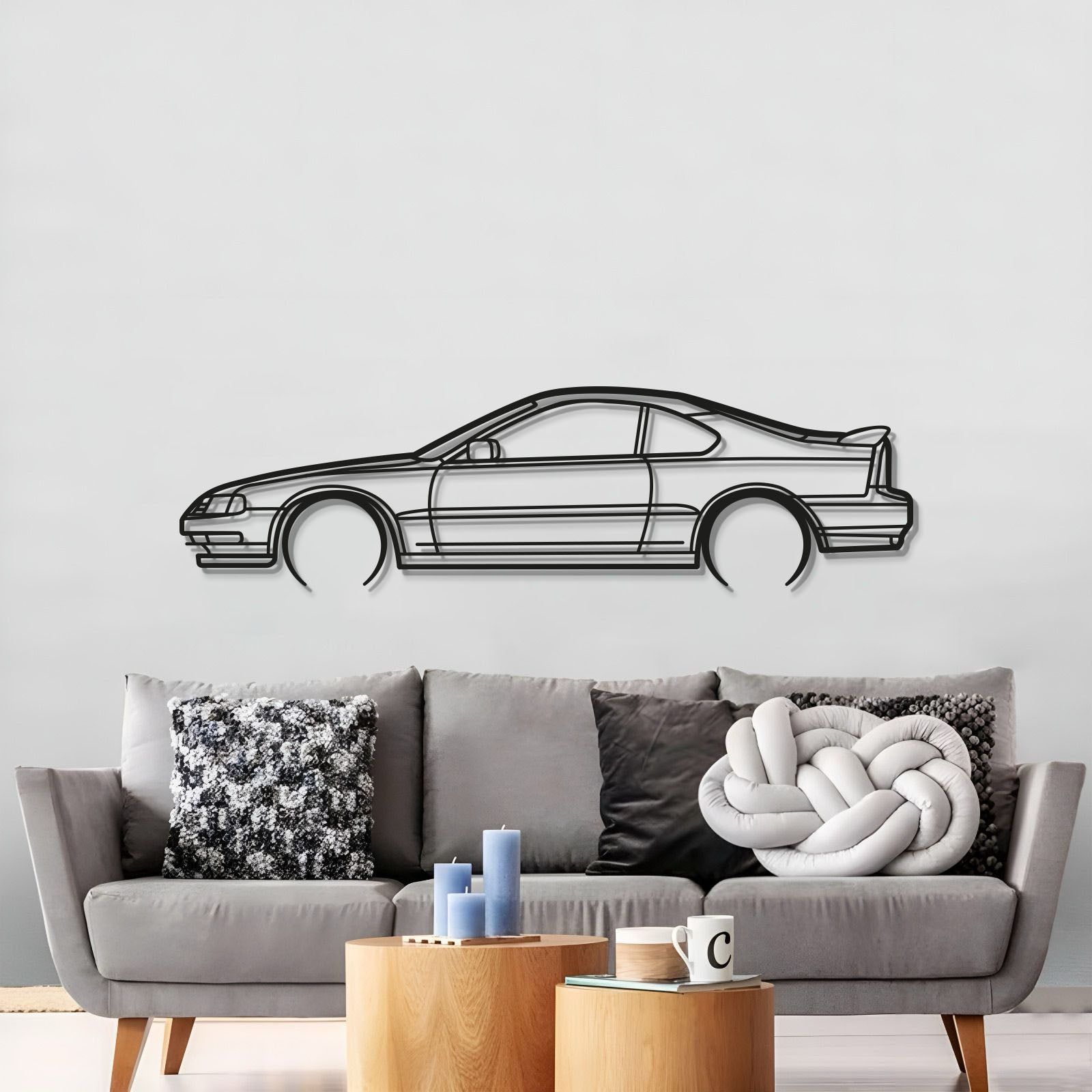 1993 Gen 4 Detailed Metal Car Wall Art - MT0244