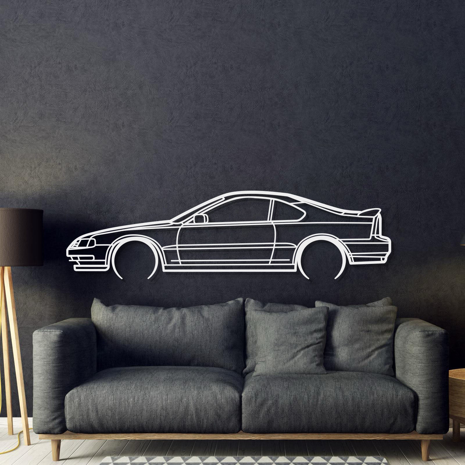 1993 Gen 4 Detailed Metal Car Wall Art - MT0244