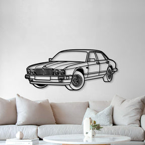 1993 XJ6 Vanden Plas Perspective Metal Car Wall Art - MT1277