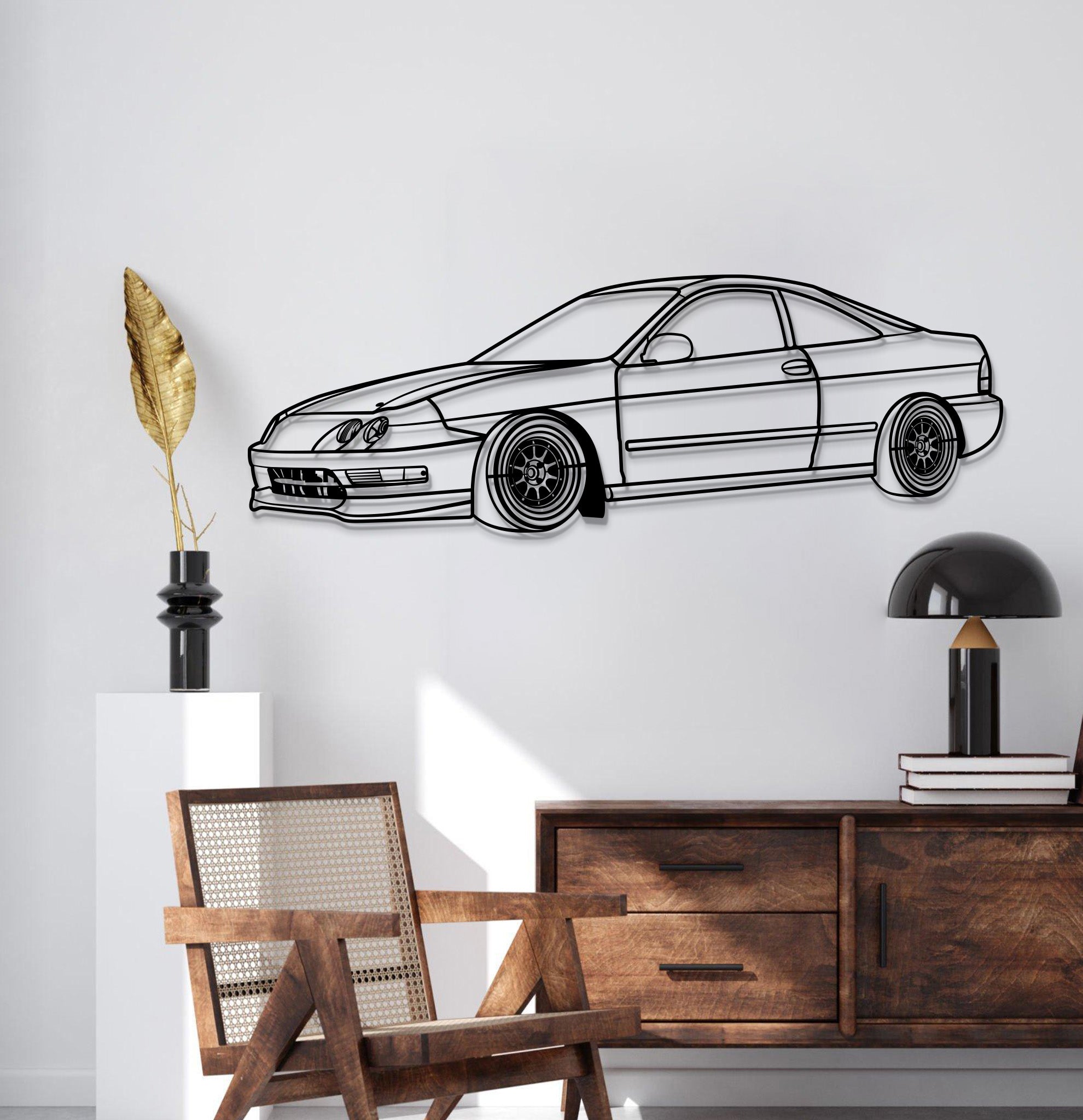 1994 Integra Perspective Metal Car Wall Art - MT1308