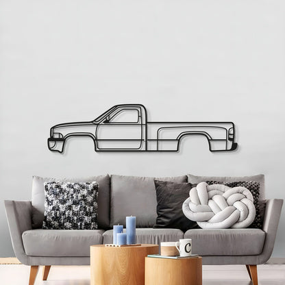 1994 Ram 3500 2nd Gen Metal Car Wall Art - MT0253