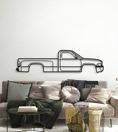 1994 Ram 3500 2nd Gen Metal Car Wall Art - MT0253