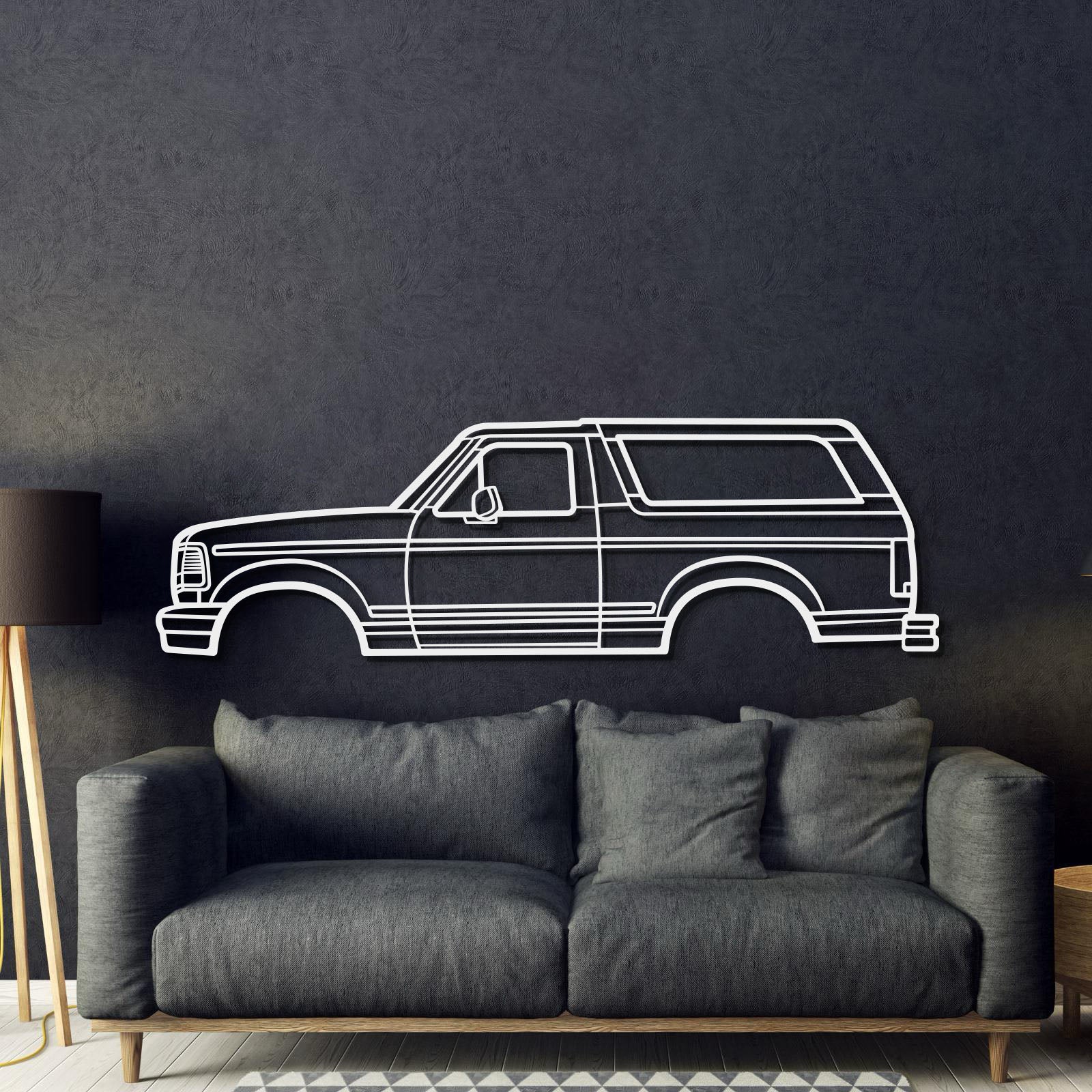 1994 Bronco Metal Car Wall Art - MT0251