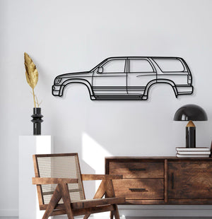 Vintage Toyota 4Runner 3rd Gen N180 1996 laser cut steel wall art for collectors