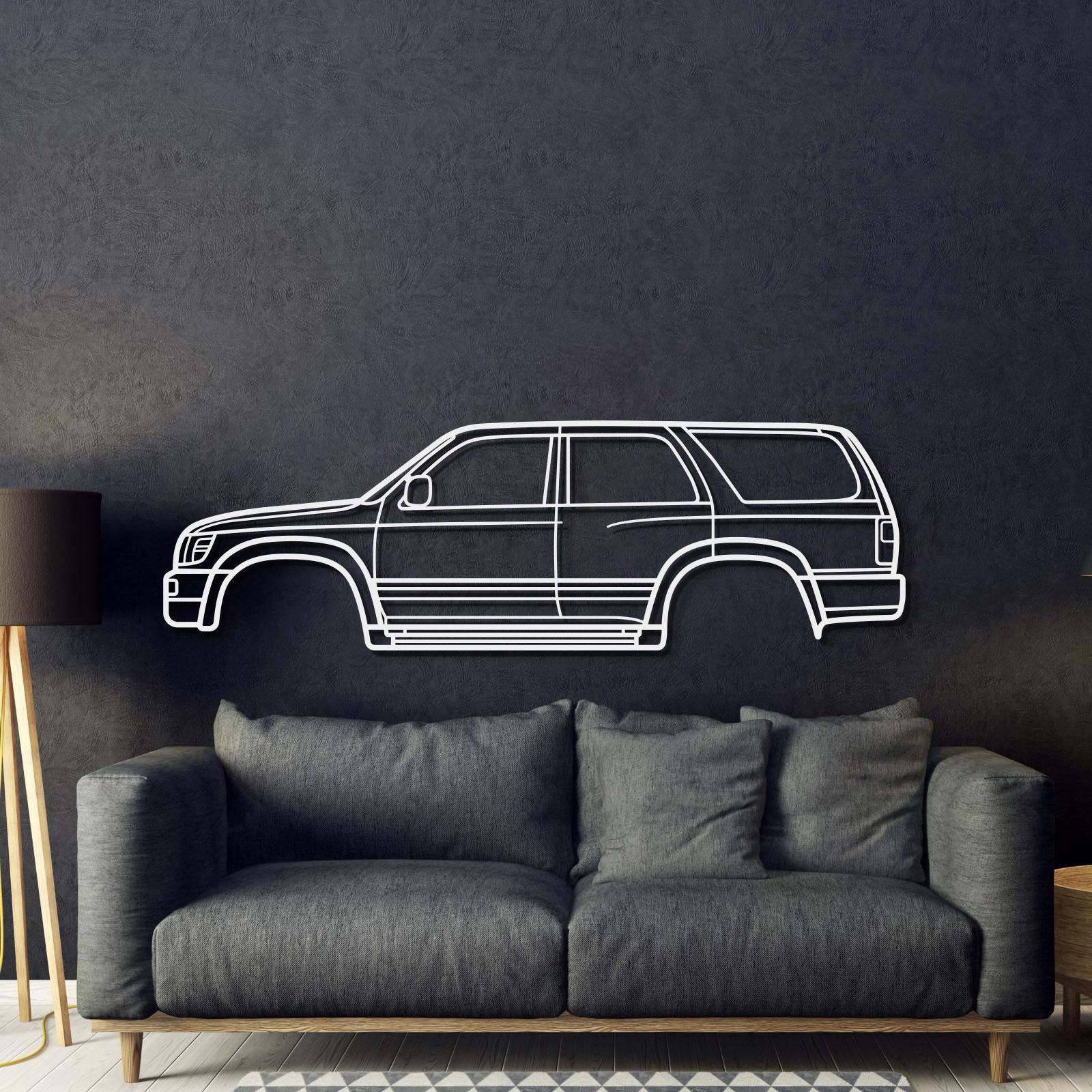 1996 4Runner 3rd Gen (N180)  Metal Car Wall Art - MT0257