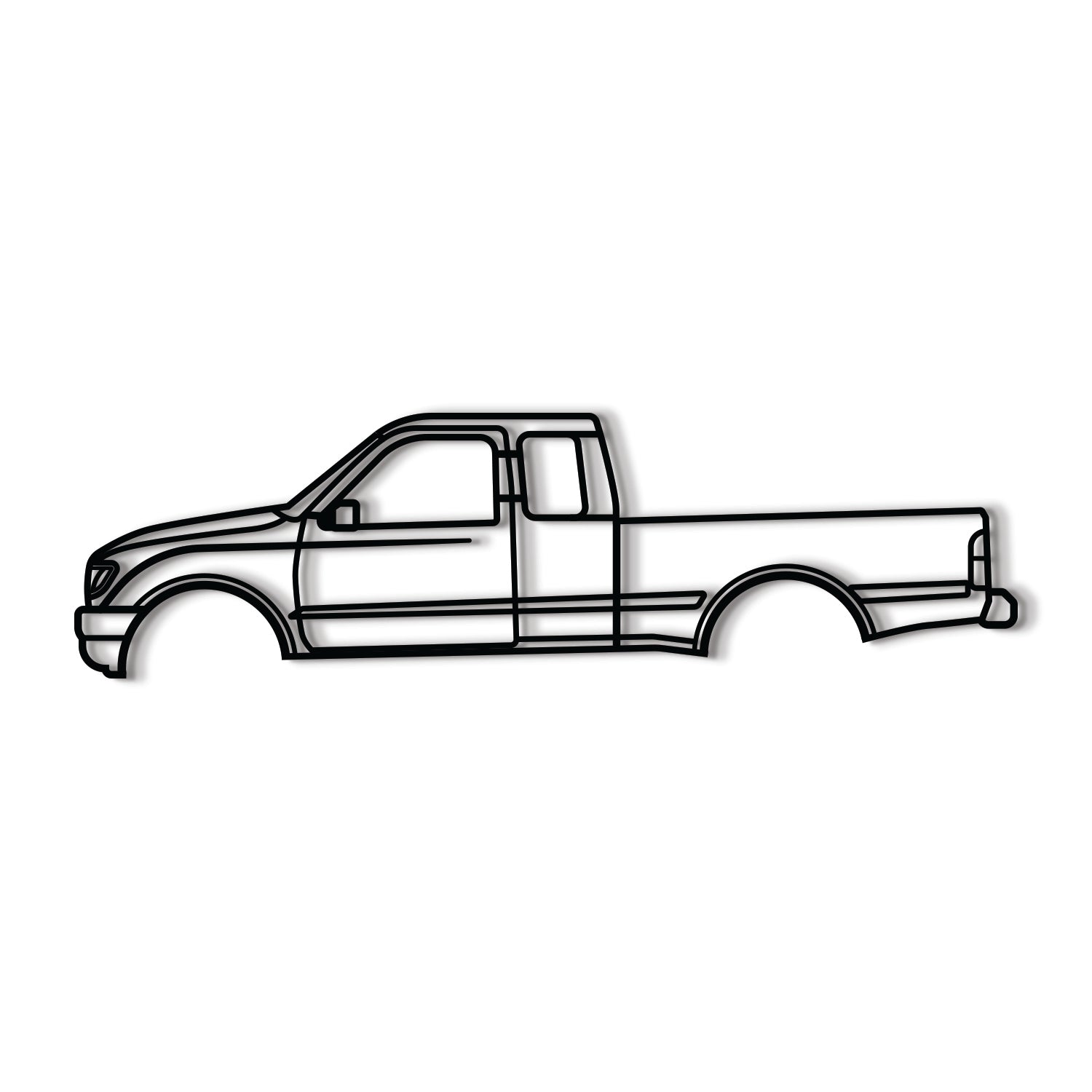 1995 Tacoma 1st Gen Metal Car Wall Art - MT0256