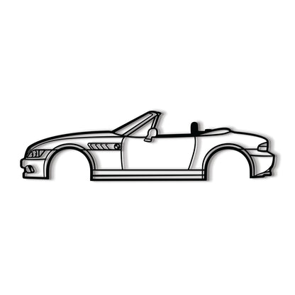 Laser cut steel 1996 BMW Z3 wall art perfect for sports car fans