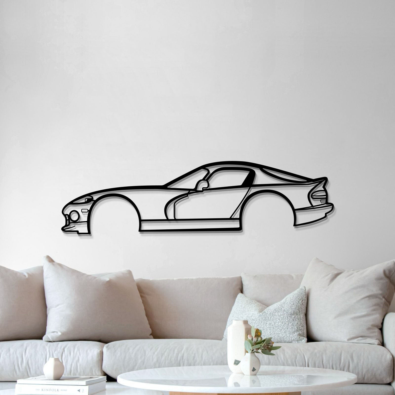 1997 Viper GTS Metal Car Wall Art - MT0263