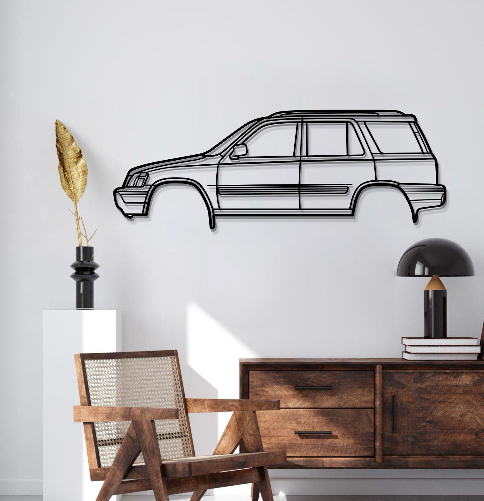 1997 CR-V 1st Gen Metal Car Wall Art - MT0261