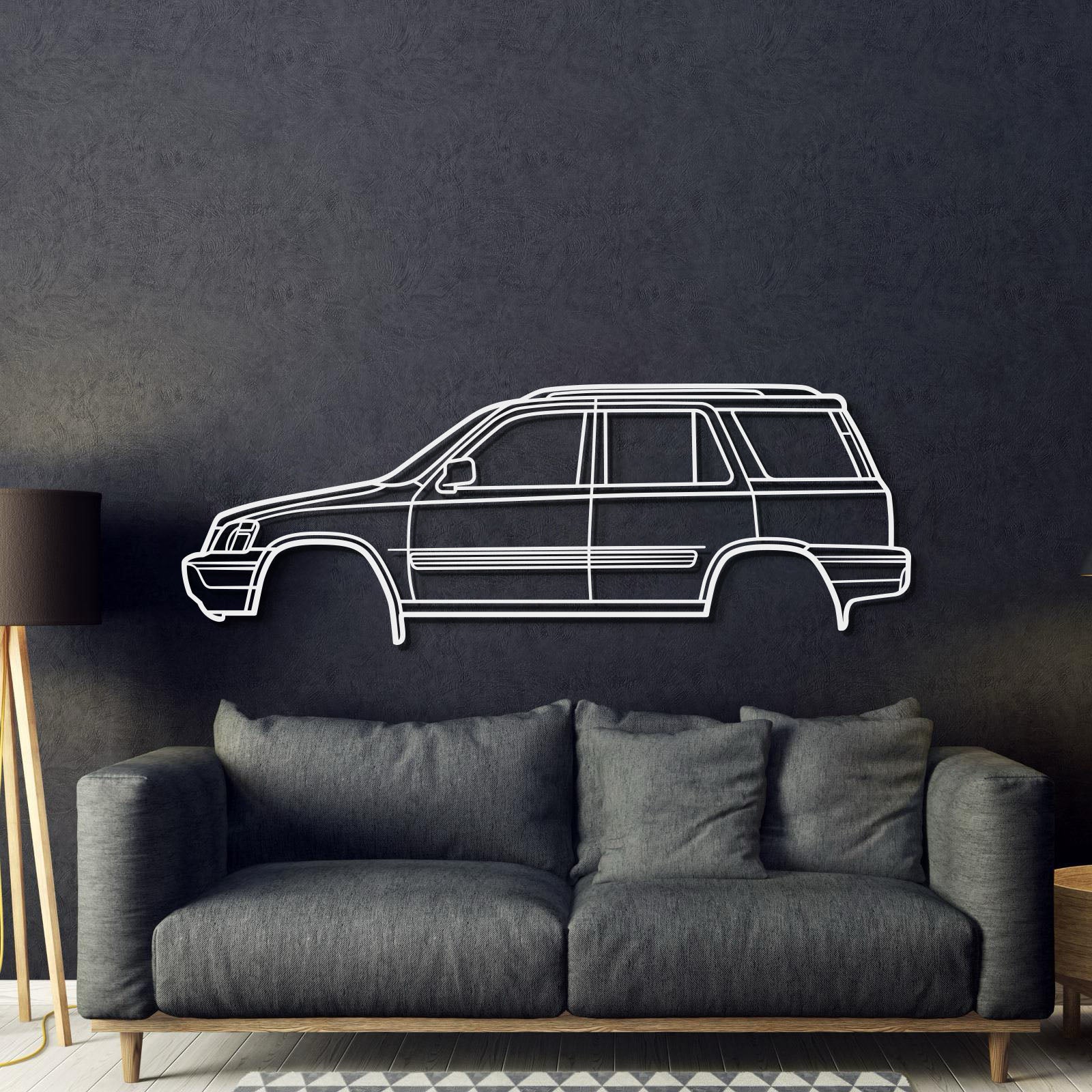 1997 CR-V 1st Gen Metal Car Wall Art - MT0261