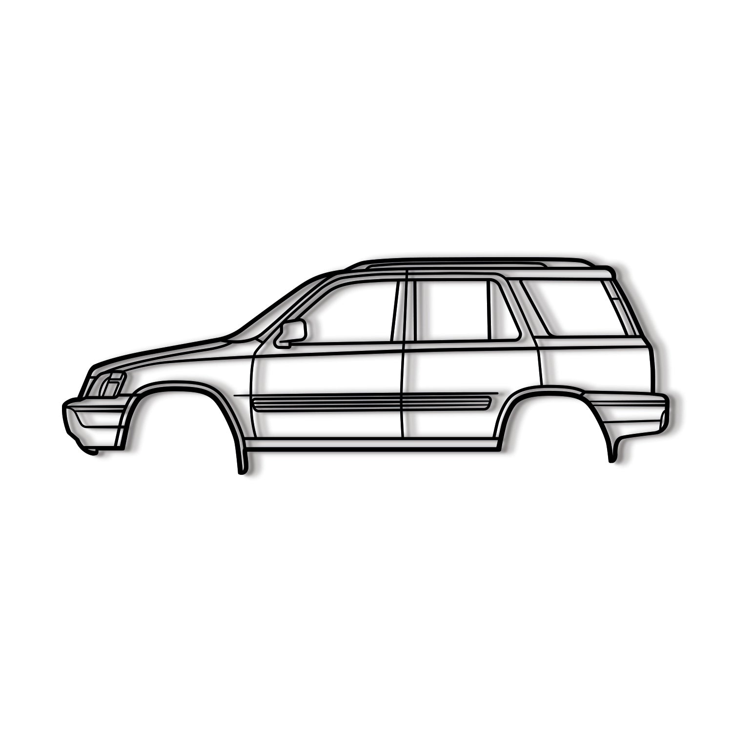 1997 CR-V 1st Gen Metal Car Wall Art - MT0261