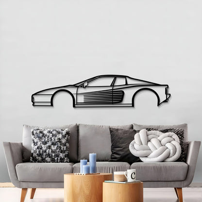 1998 Testarossa Metal Car Wall Art - MT0271