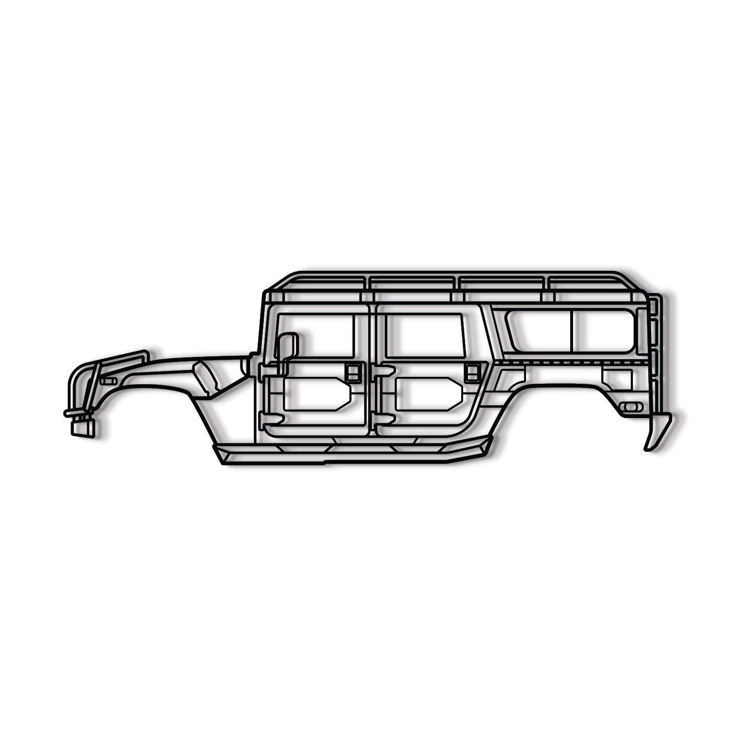 1998 H1 Alpha Metal Car Wall Art - MT0267