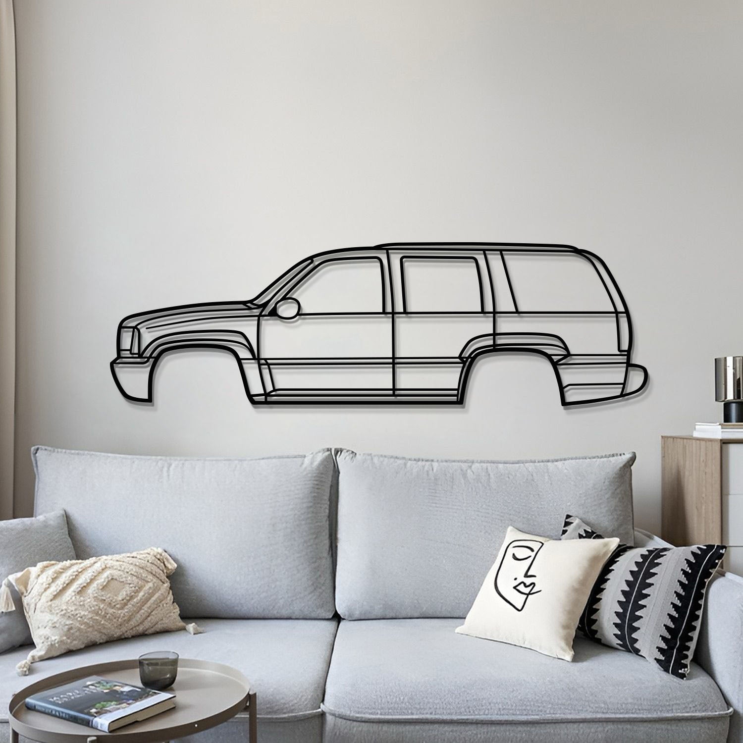 1999 Escalade 1st Gen Metal Car Wall Art - MT0274