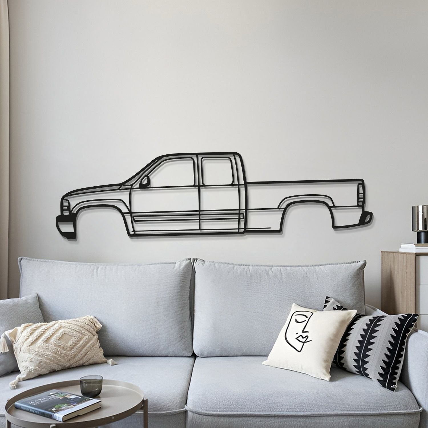 1999 Silverado 1500 1st Gen Metal Car Wall Art - MT0278