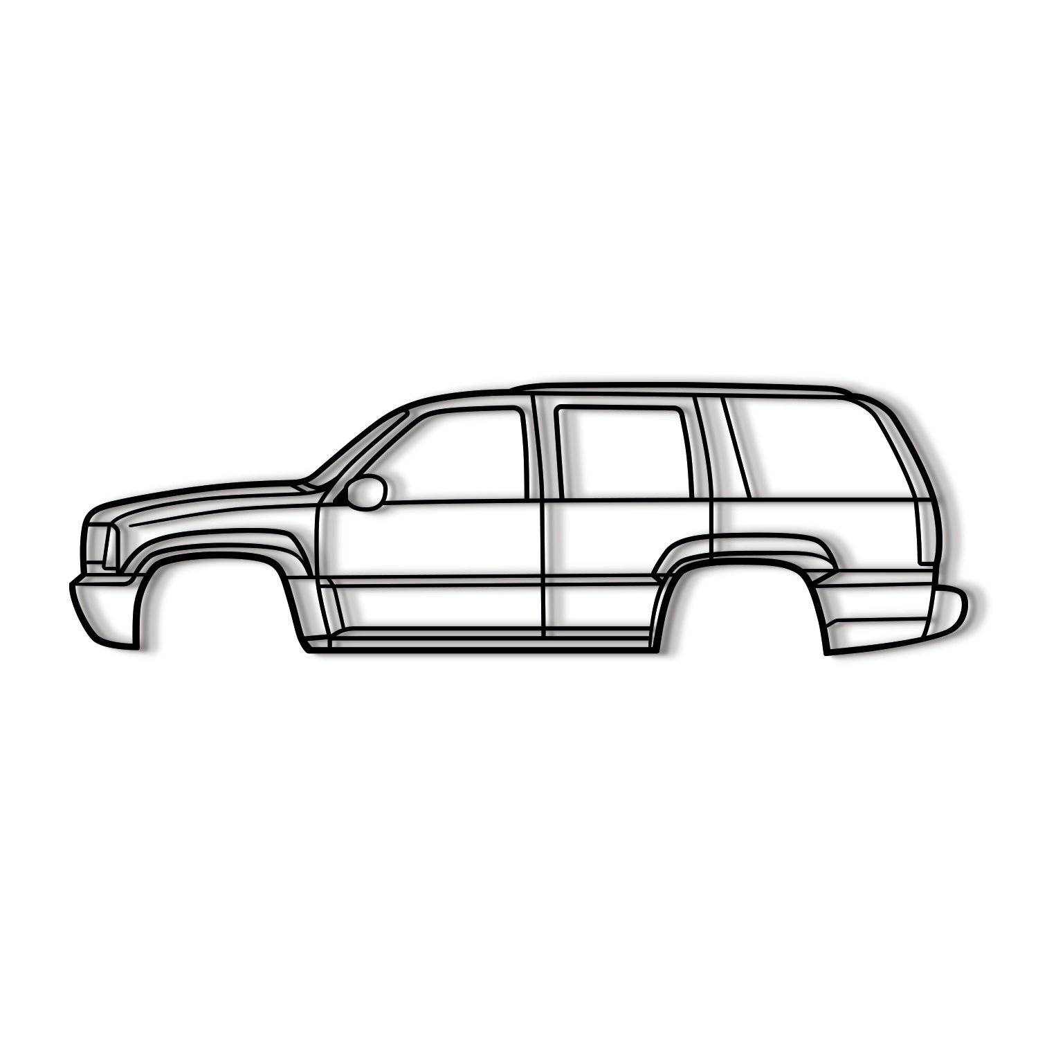 1999 Escalade 1st Gen Metal Car Wall Art - MT0274