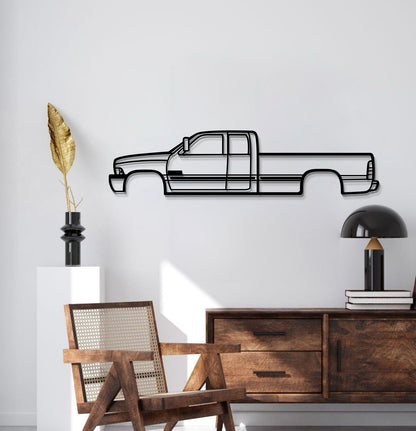 1999 Ram 2500 Metal Car Wall Art - MT0276