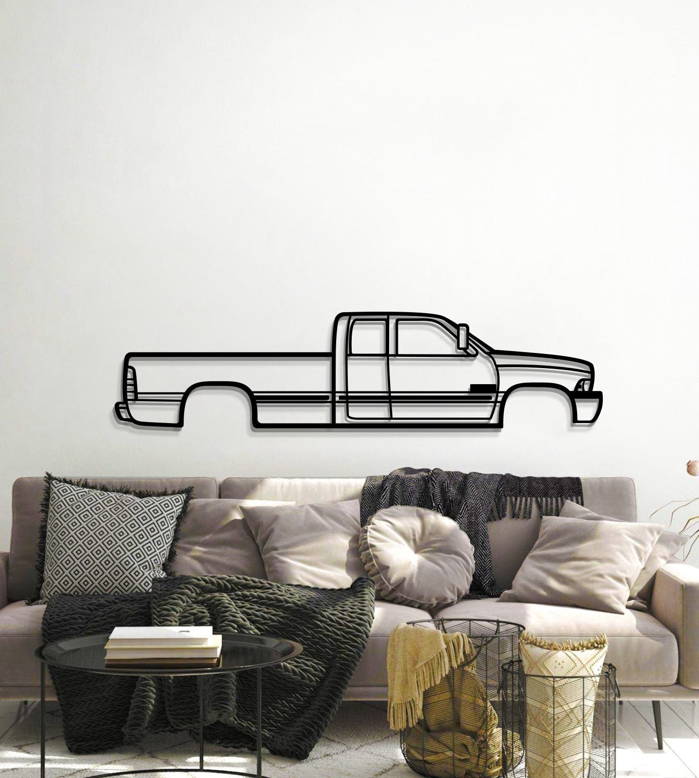 1999 Ram 2500 Metal Car Wall Art - MT0276