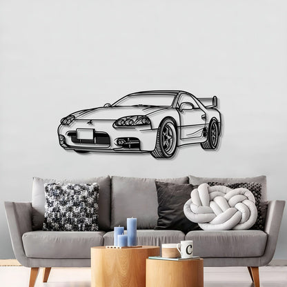 Large 1999 3000GT perspective wall art for garage or man cave
