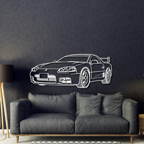 1999 3000GT Perspective Metal Car Wall Art - MT0455