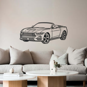 Mustang 60th Year Anniversary Perspective Metal Car Wall Art - MT1230