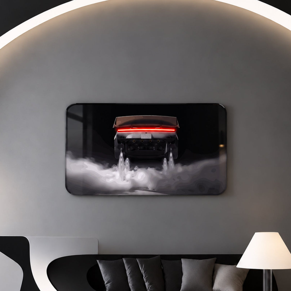Model Roadster Neon Car Wall Art - UV0011