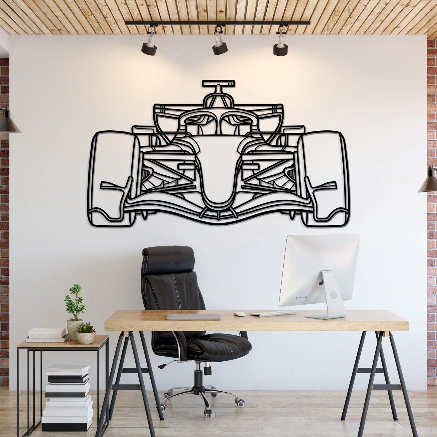 Formula 1 2026 Front View Metal Car Wall Art - MT1500
