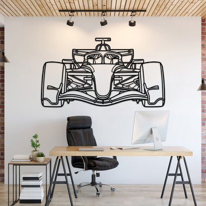 Formula 1 2026 Front View Metal Car Wall Art - MT1500