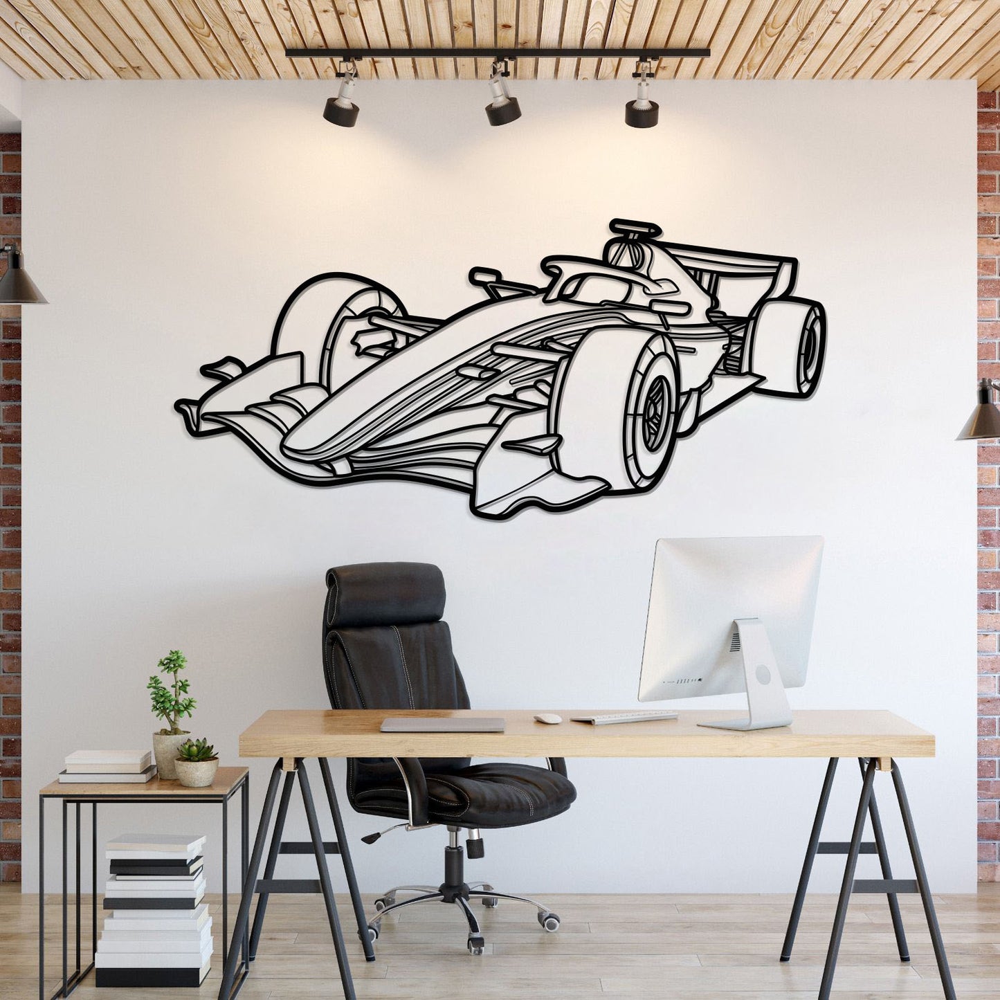 Formula 1 2026 Perspective View Metal Car Wall Art - MT1501