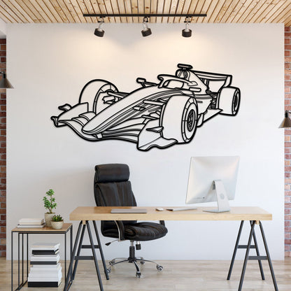 Formula 1 2026 Perspective View Metal Car Wall Art - MT1501