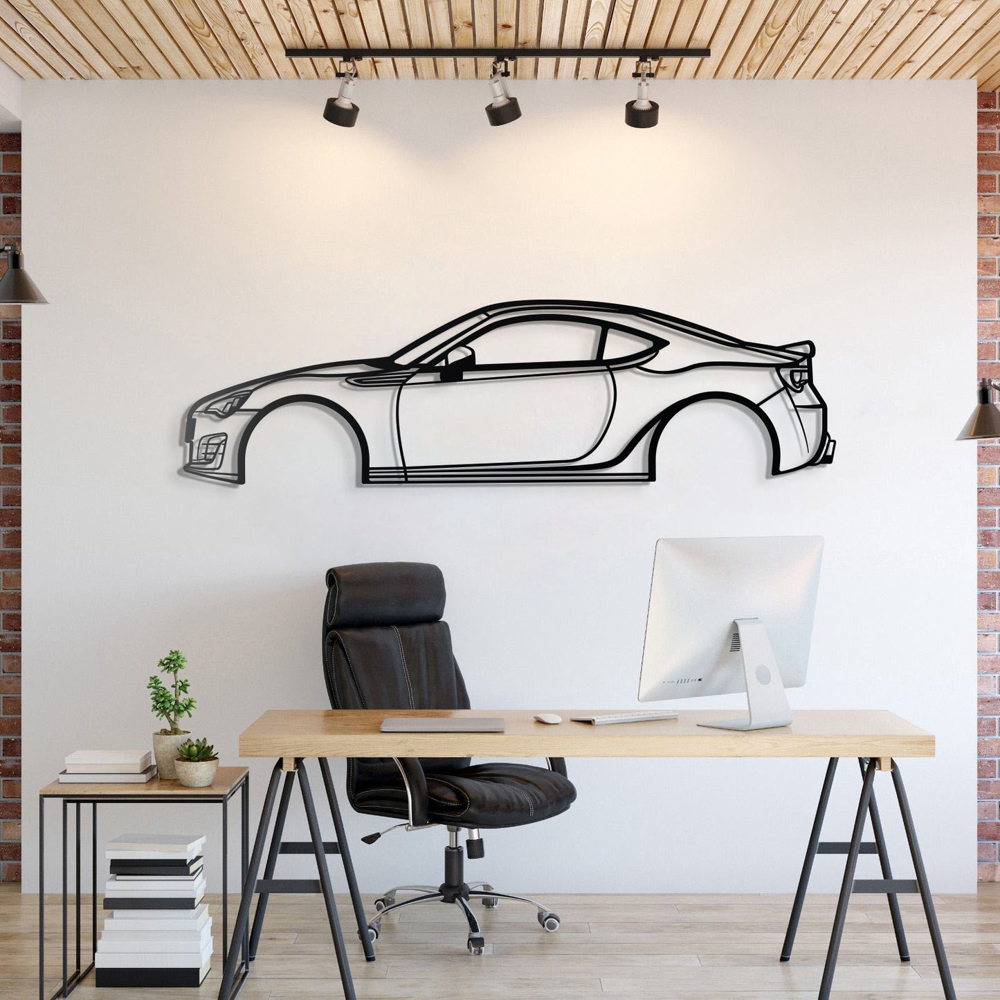 2016 BRZ Metal Car Silhouette - MT1486