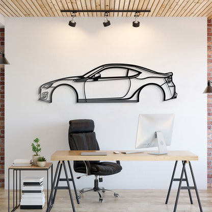 2016 BRZ Metal Car Silhouette - MT1486