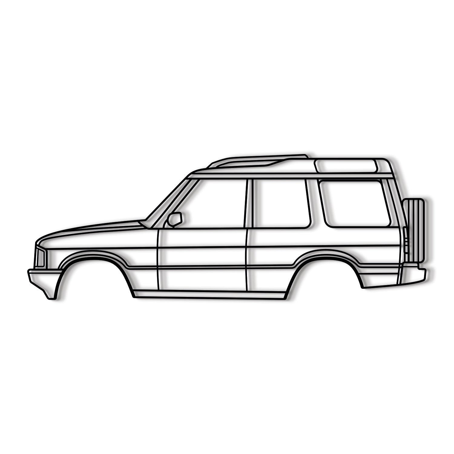 2000 Discovery Series II (L318) 1st Gen Metal Car Wall Art - MT0279