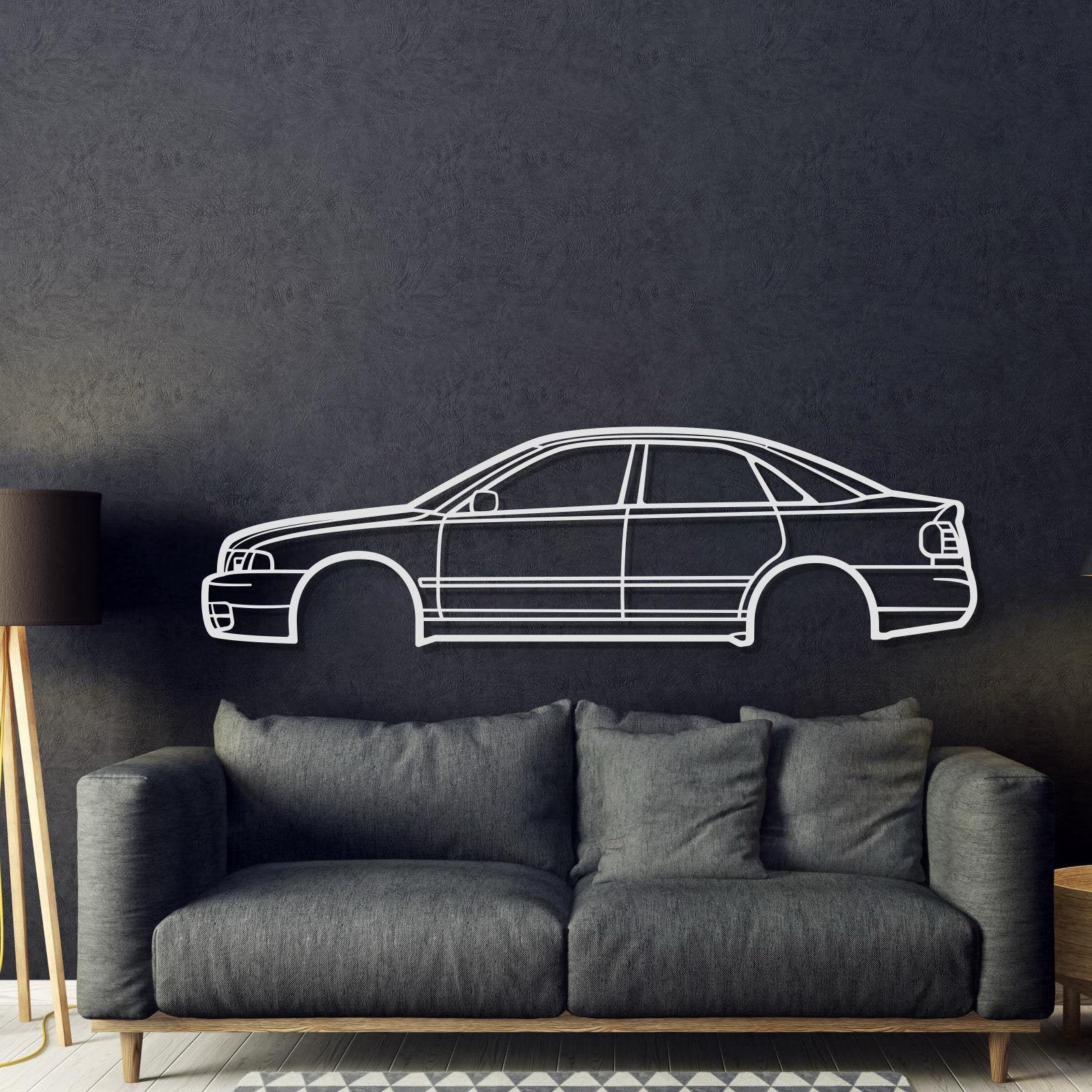 2001 RS4 B5 Metal Car Wall Art - MT0292