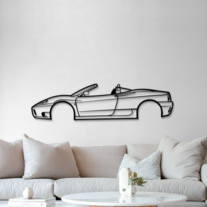 2001 360 Spider Version Metal Car Wall Art - MT0285