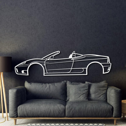 2001 360 Spider Version Metal Car Wall Art - MT0285