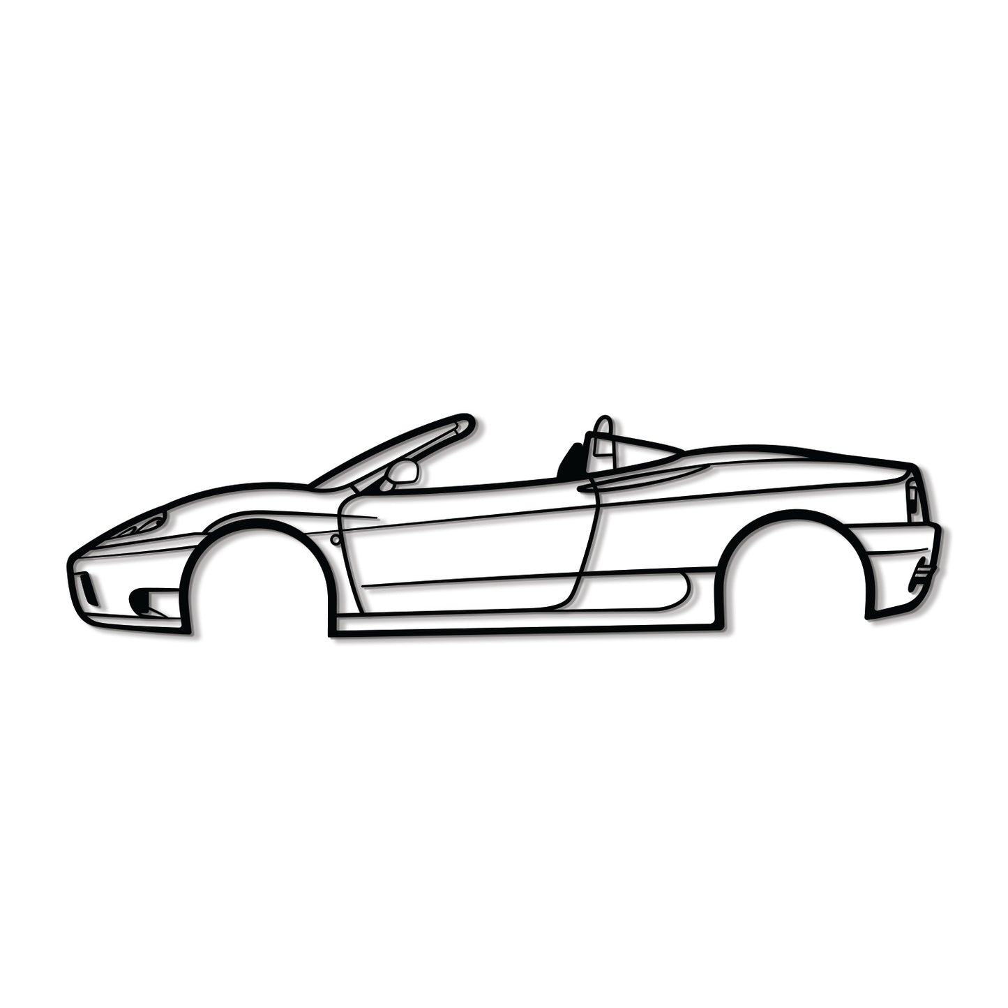 2001 360 Spider Version Metal Car Wall Art - MT0285