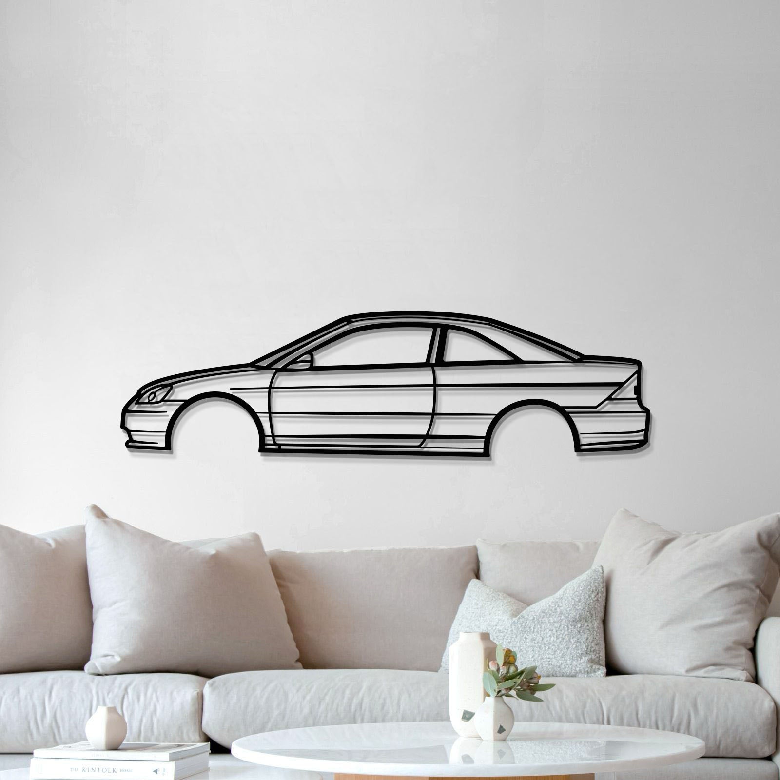 2001 Civic EX Metal Car Wall Art - MT0287