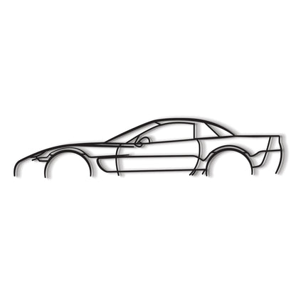 Channel high-octane vibes through the striking profile of the 2002 Chevrolet Corvette C5 Z06 in metal