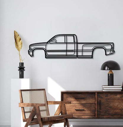 2002 Ram 3500 Metal Car Wall Art - MT0302