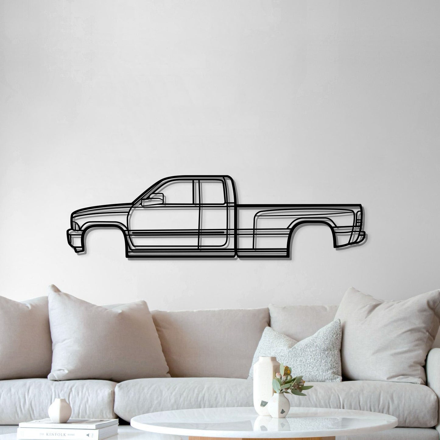 2002 Ram 3500 Metal Car Wall Art - MT0302