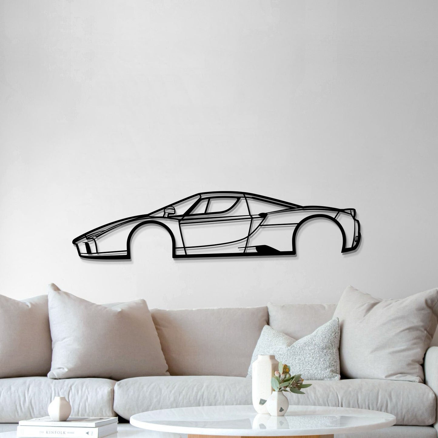 2002 Enzo Metall Auto Wandkunst - MT0298